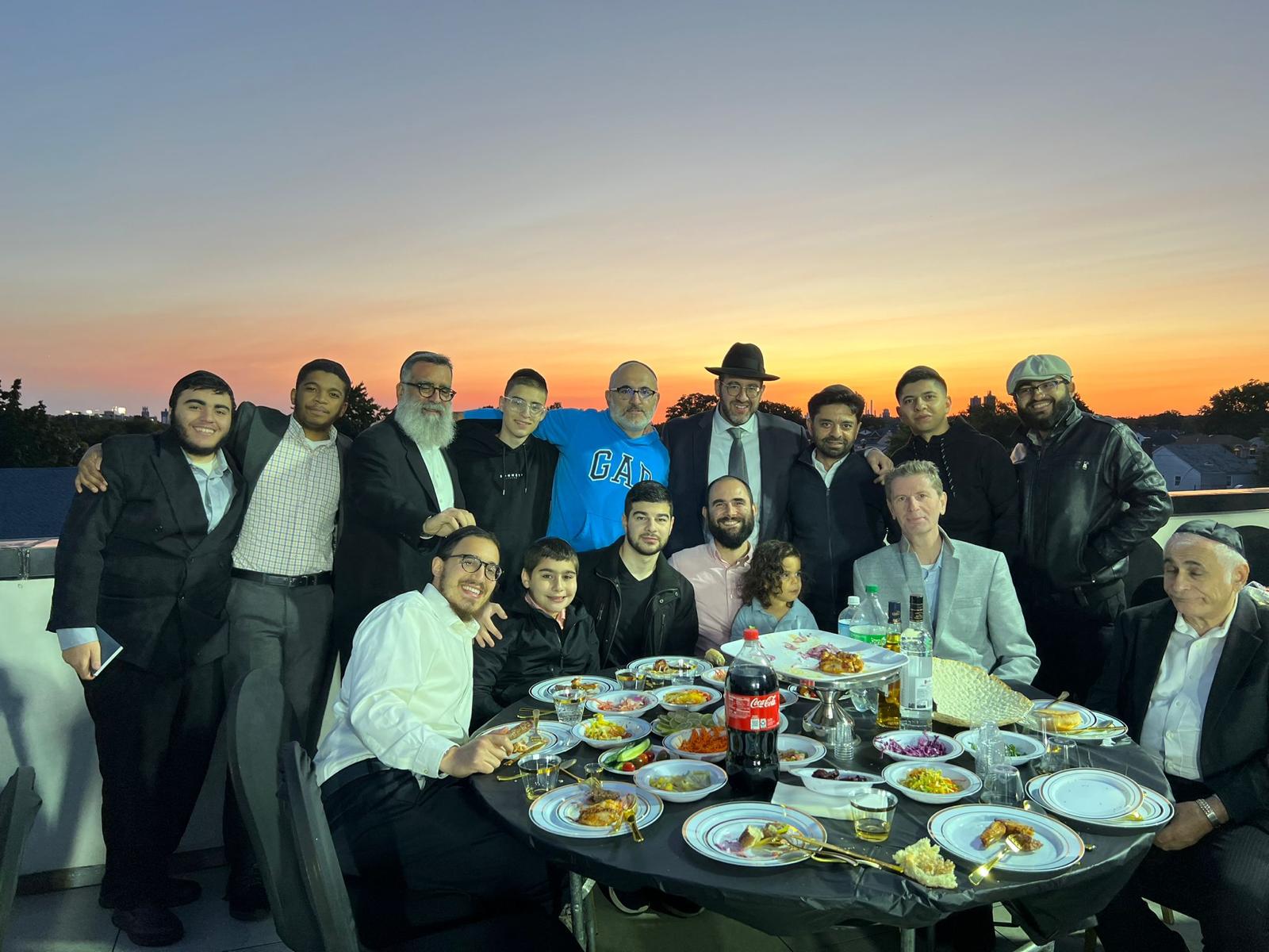 Yeshiva Etzion community at sunset